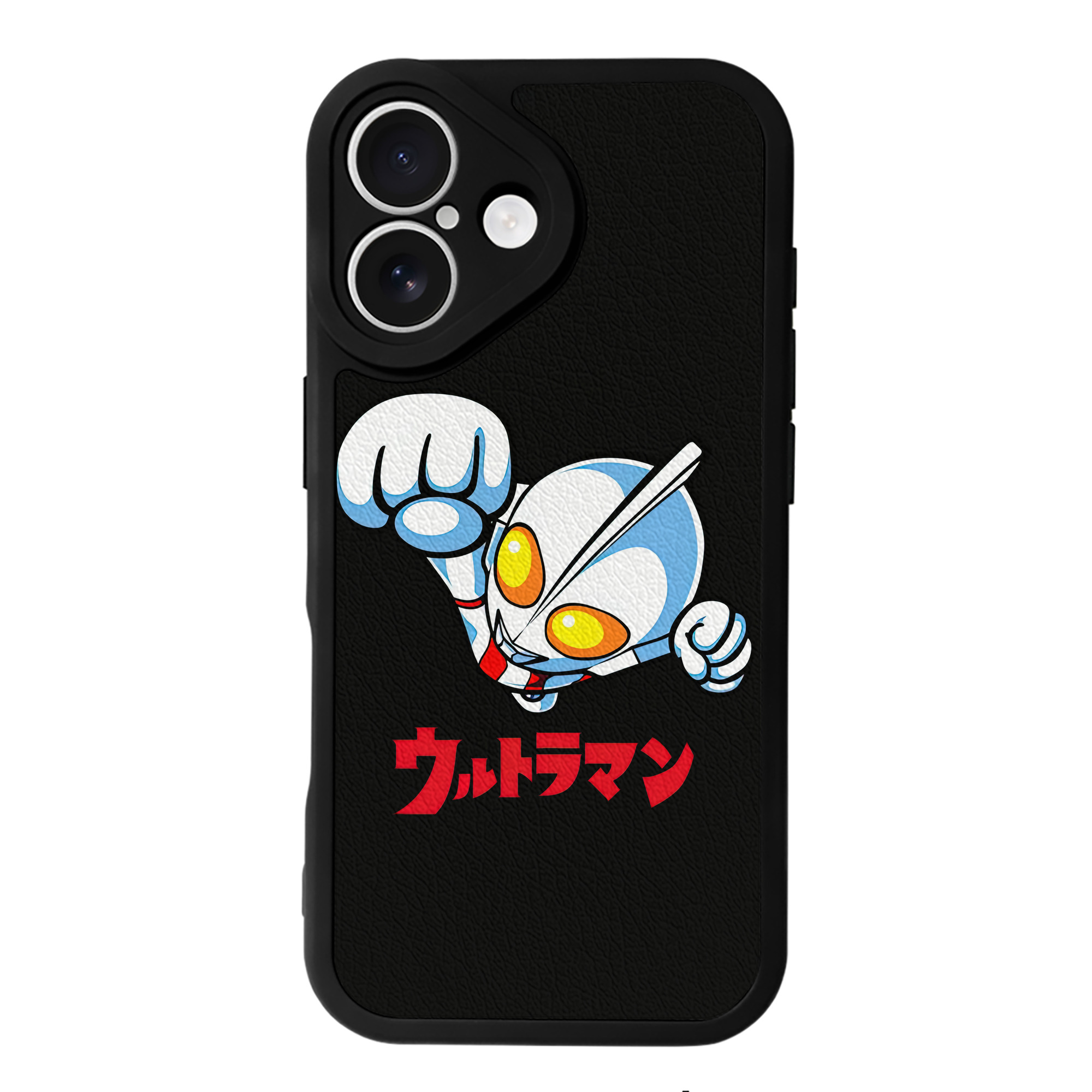 （画像用） ウルトラマン Ultraman 【iPhone 16シリーズ対応】シリコンスマホケース（レザー調） 材質：シリコン